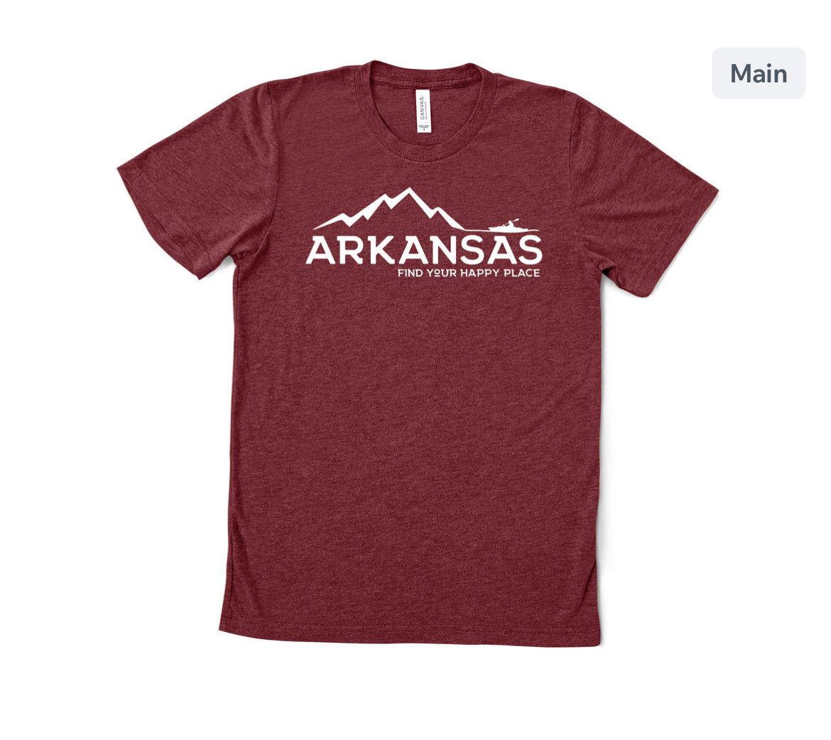 Arkansas - Find Your Happy Place T-Shirt